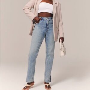 Abercrombie 90s Ultra High Rise Straight Leg Size 6